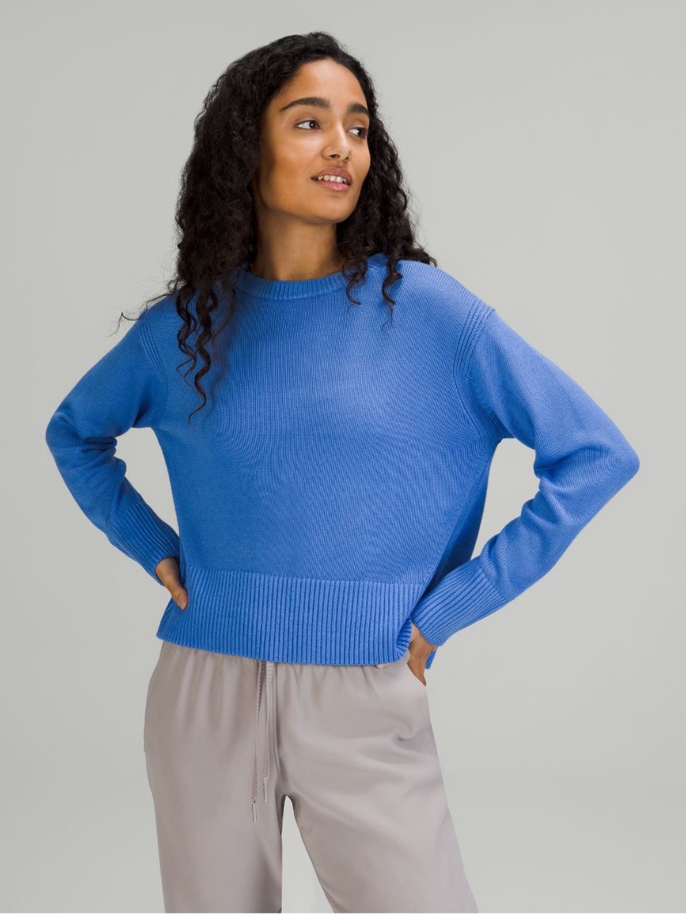 lululemon athletica Cashlu Boxy Crewneck sweater